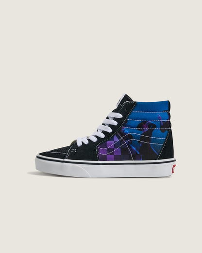 Vans KPop Demon Hunters x Vans Big Kids Sk8-Hi Shoe in Kpop Demon Hunters Black / Blue