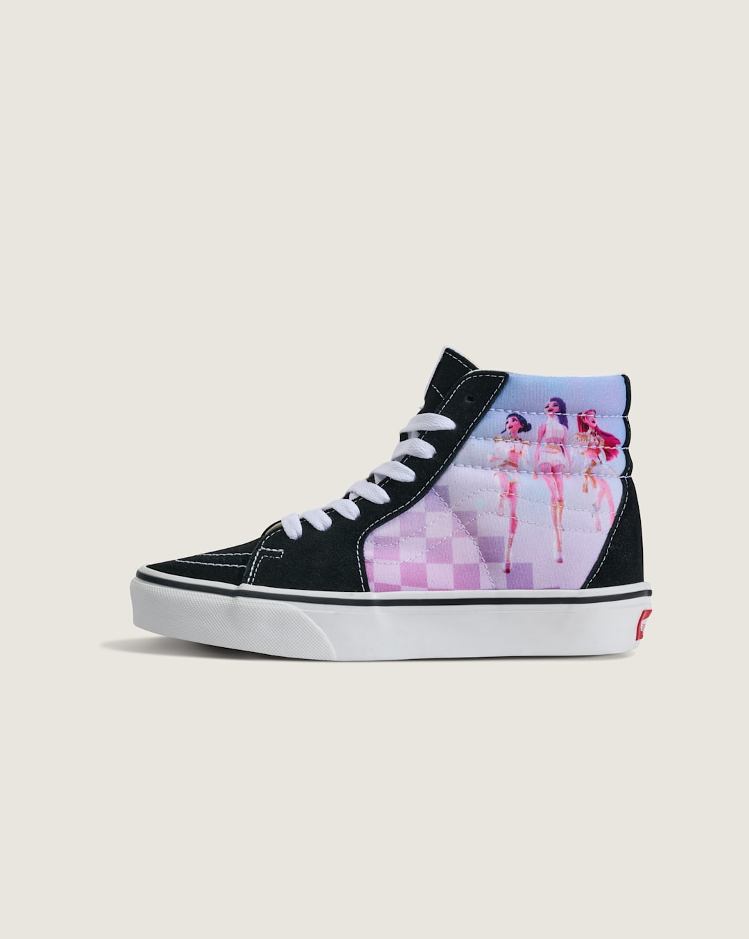 Vans KPop Demon Hunters x Vans Big Kids SK8-Hi Shoe in Kpop Demon Hunters Black / Purple