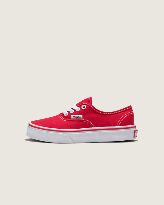 Vans Kids Authentic Red/True White Shoes
