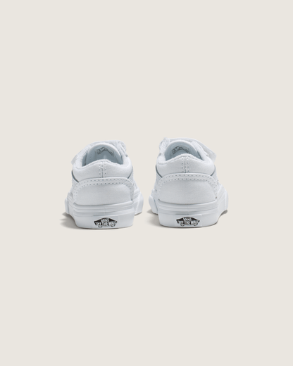 Vans Toddler Old Skool V True White/True White Shoes