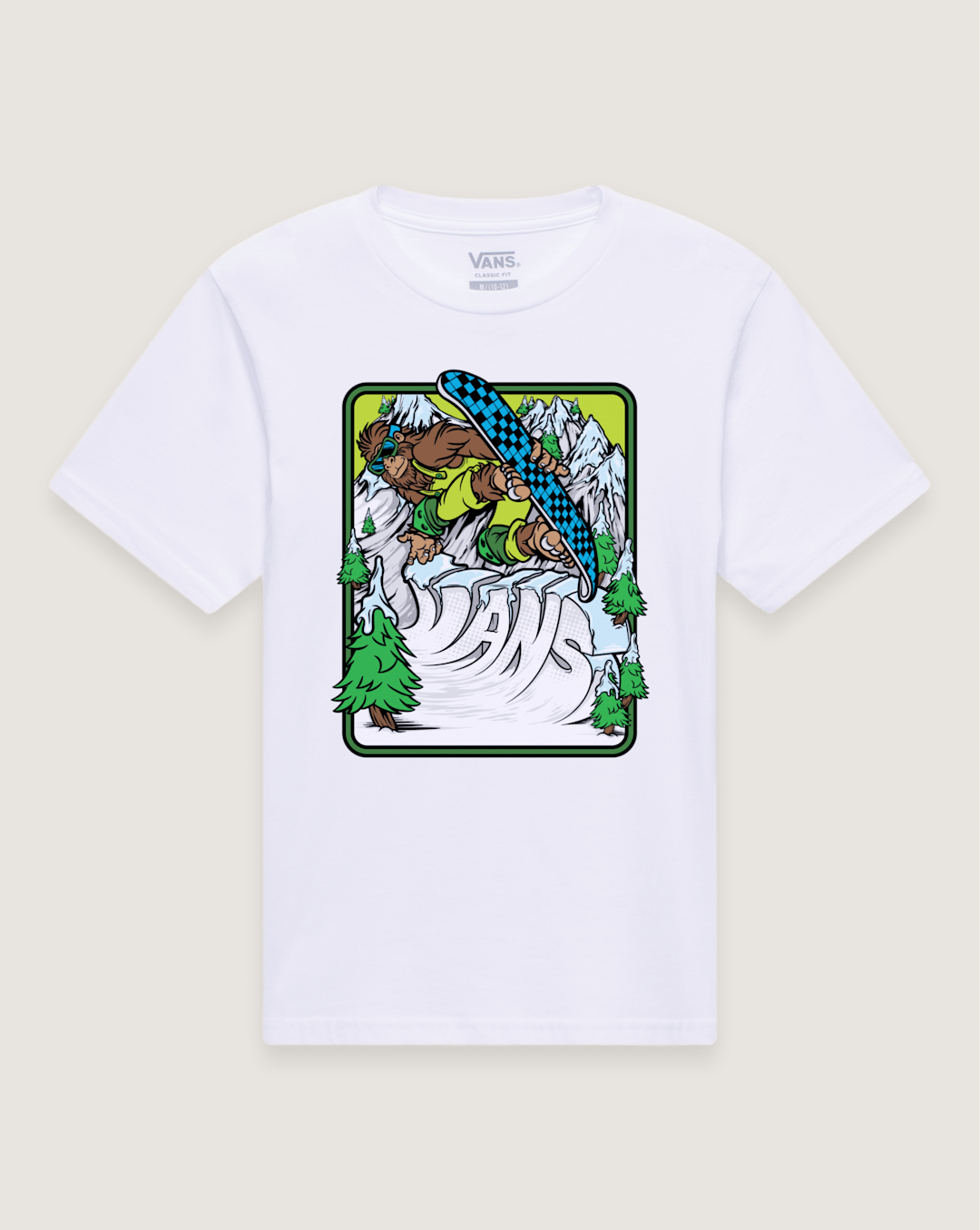 Vans Kids Tail Grabin Good Time T-Shirt in White