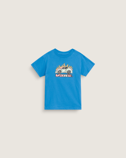 Vans Little Kids Formula V66 T-Shirt in Bright Azure Blue