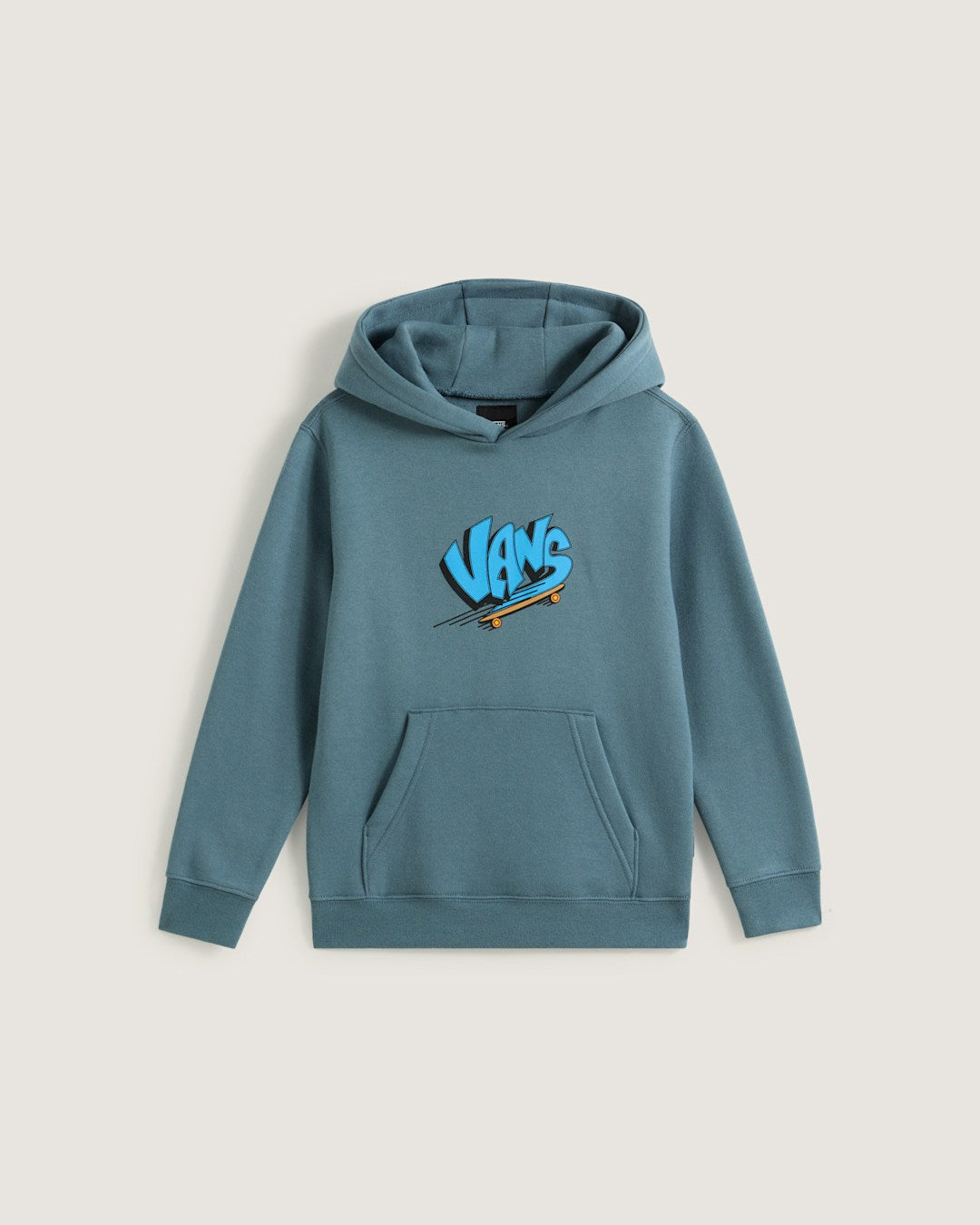 Vans Little Kids Vans Sk8 Pullover Hoodie in Stormy Weather Black