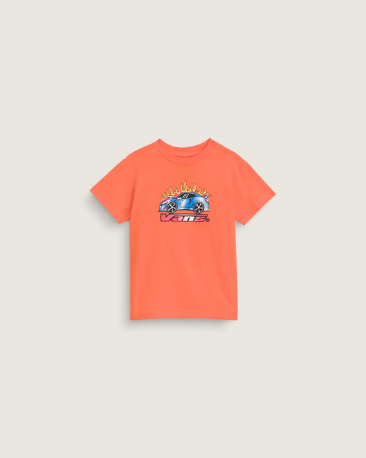 Vans Little Kids Formula V66 T-Shirt in Flame Red