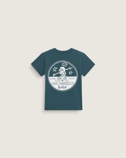 Vans Little Kids Vans Entertainment T-Shirt in Mossy Olive Green
