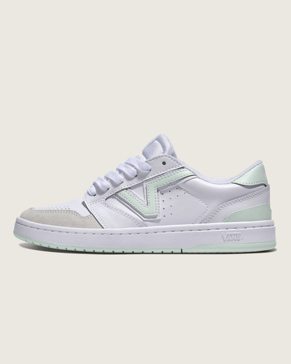 Vans Lowland 2.0 Shoe in White / Mint Green