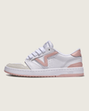 White / Sepia Rose Pink